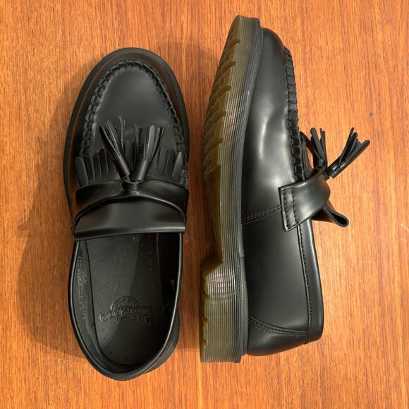 Dr. Martens Black Tassel Loafers - Picture 1 of 8